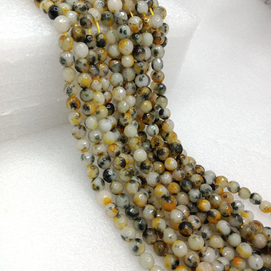 Mix shaded colour High Quality agate Round Beads 6mm 1 string(60pcs