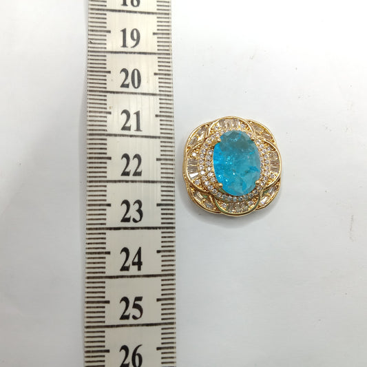 High quality sea blue colour AD connectors 22mm(2cm)(2pcs)