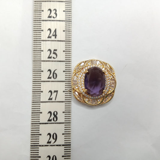 High quality purple colour AD connectors 22mm(2cm) (2pcs)