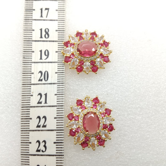 Ruby (2pcs) high quality AD connectors 23mm(2cm)