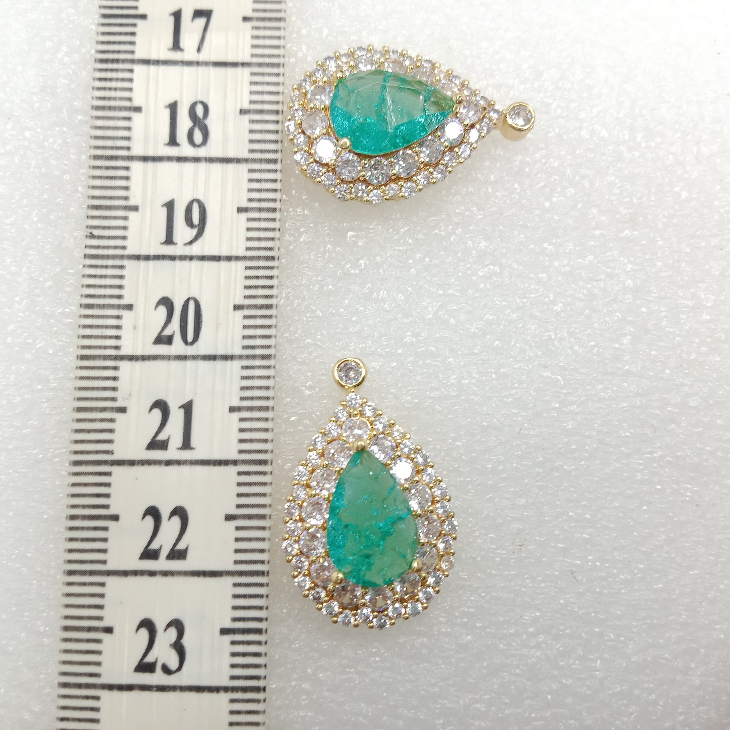 Sea green (6pcs) high quality AD connectors 26mm(2cm )