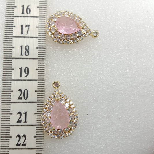 Light pink (6pcs) high quality AD connectors 26mm(2cm )