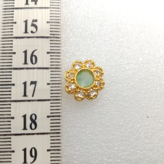 Sea green (10pcs) high quality AD connectors 15mm(2cm )