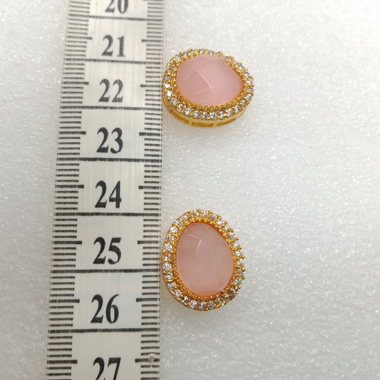 Light pink (6pcs) high quality AD connectors 19 mm(2cm )