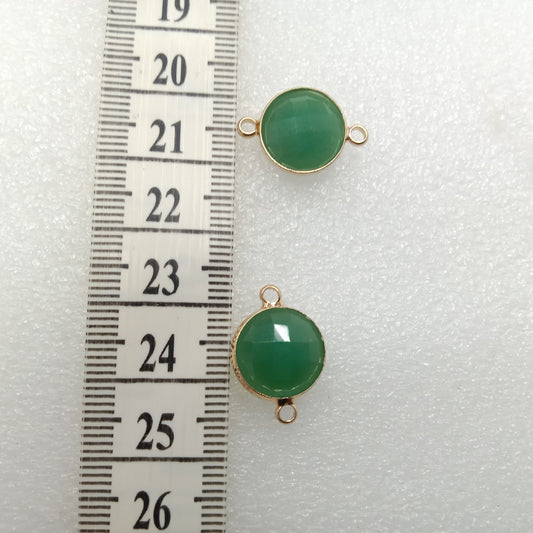 Dark green(10pcs) high quality fancy jewellery connectors 18mm(2cm )