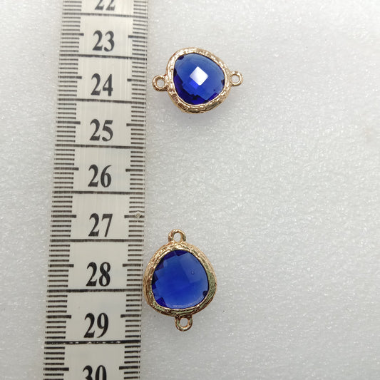 Dark blue (10pcs) high quality fancy jewellery connectors 18mm(2cm )