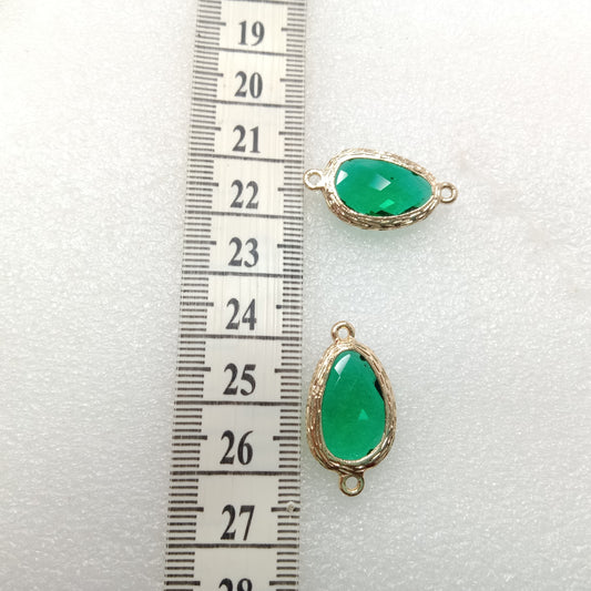 Green (10pcs) high quality fancy jewellery connectors 26 mm(2cm )