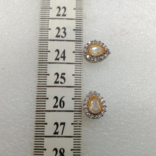 White drop shape (10pcs) high quality AD connectors (14mm)(2cm)