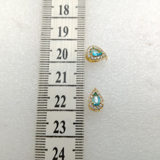 Sea blue drop blue (10pcs)high quality AD connectors(12mm)(2cm)