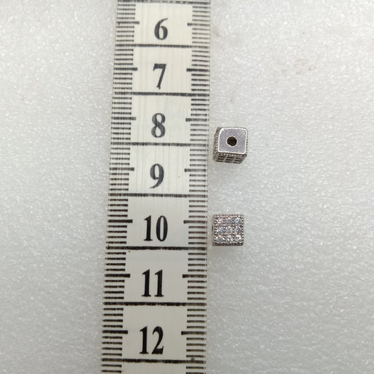 Sliver square shap(2pcs)high quality AD connectors(7mm)