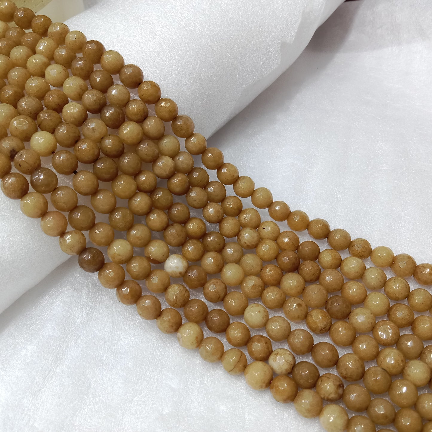 Brown shaded agate beads