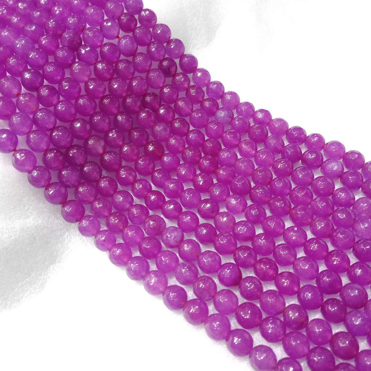 Purple texture agate beads (8mm)