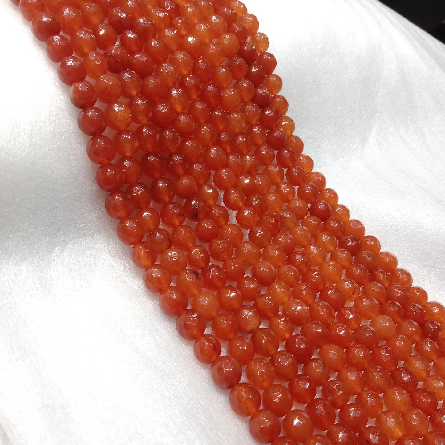 Orange texture agate beads(8mm)