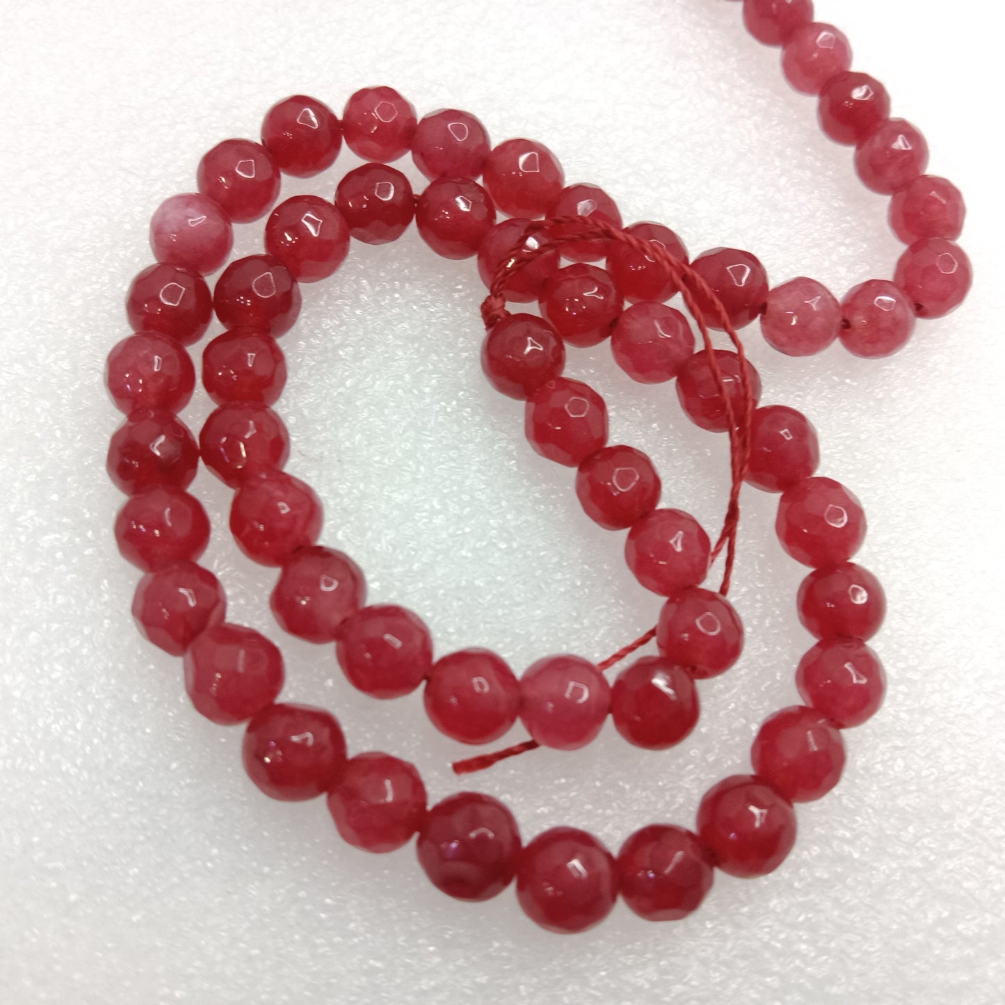Carrot pink High Quality agate Round Beads 6mm 1 string(60pcs)