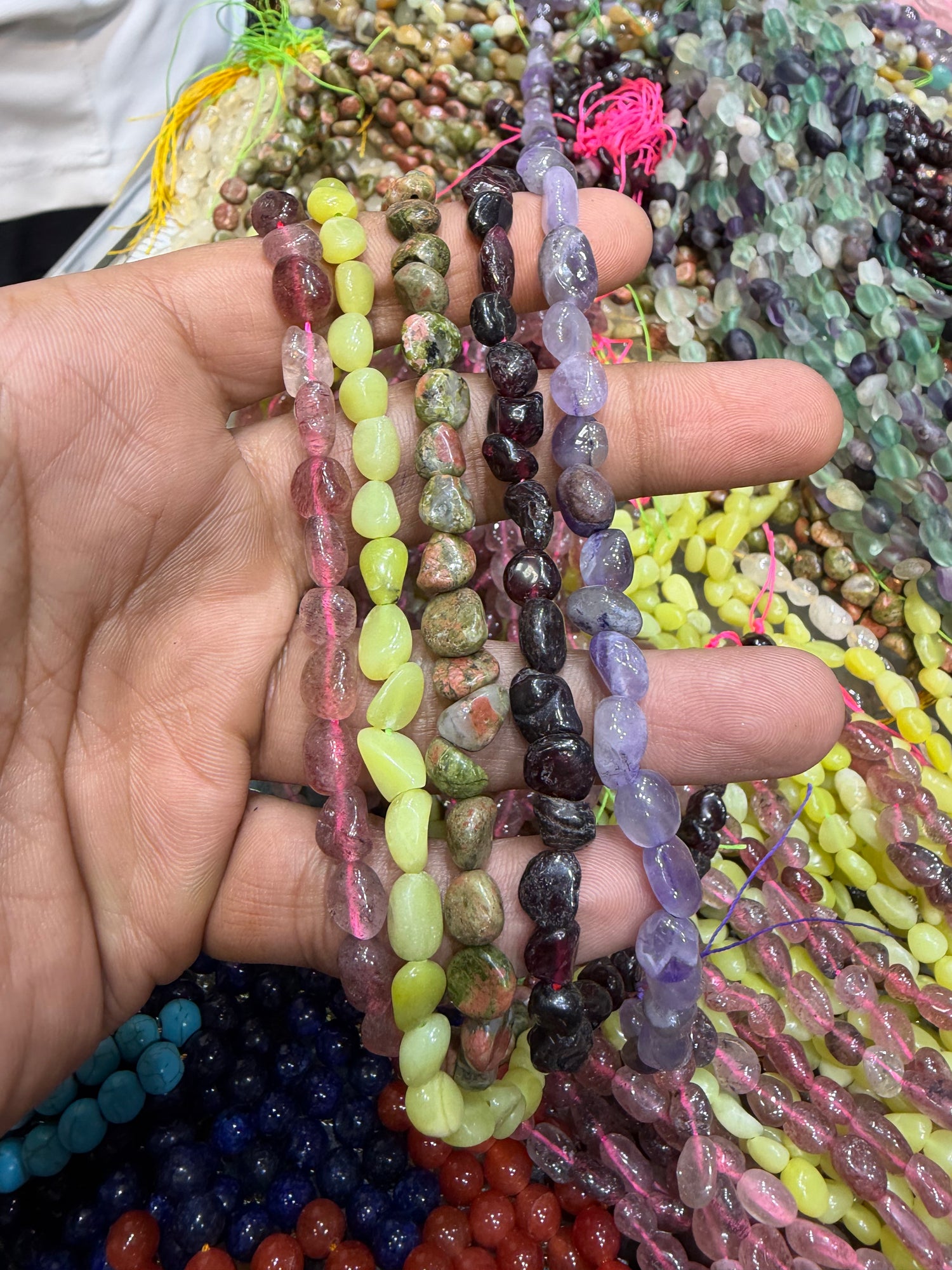 Healing stone beads