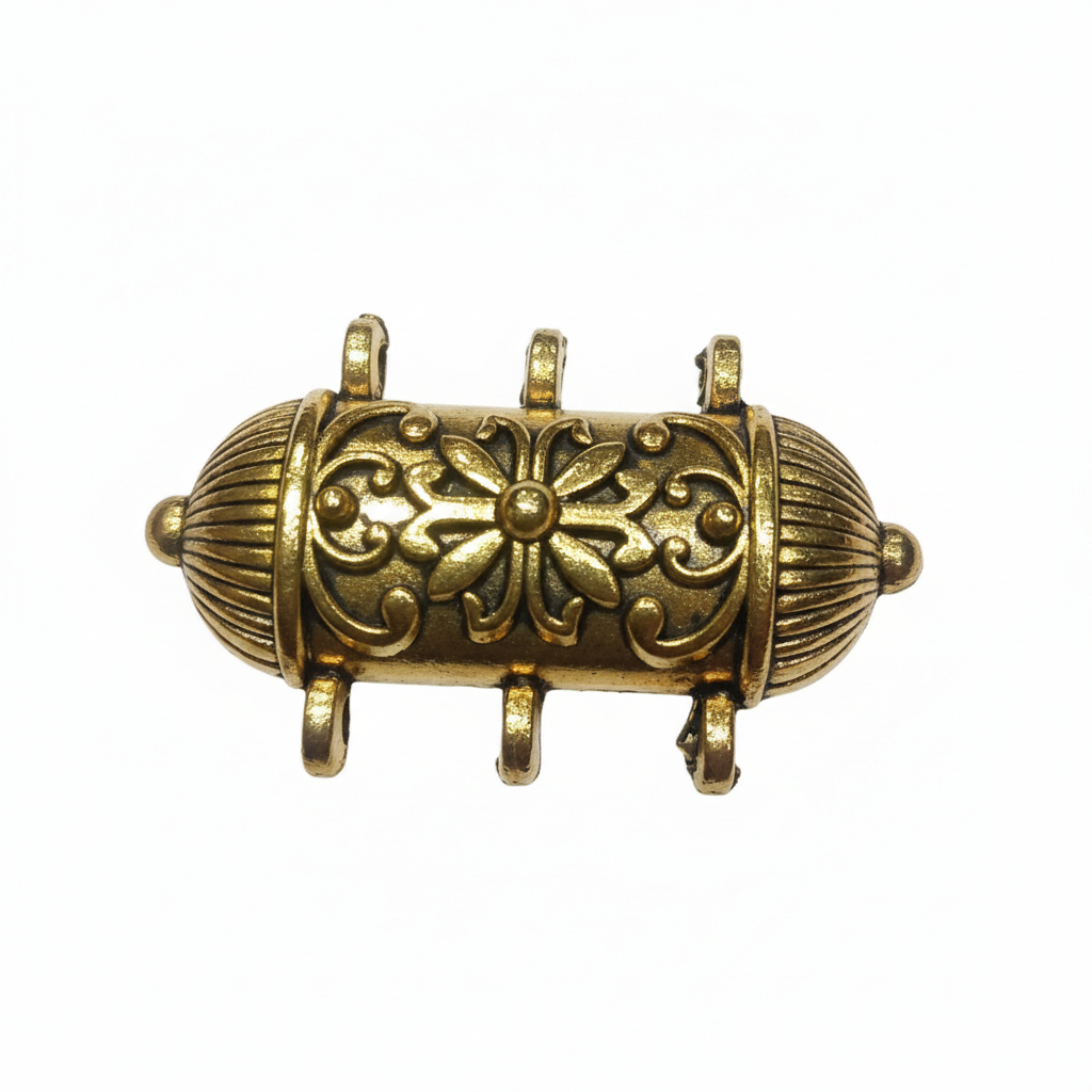Antique Gold Oxidized Pendant 5 pc