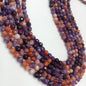 Multi colour High Quality agate Round Beads 4mm 1 string