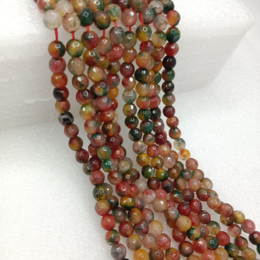 Multi colour High Quality agate Round Beads 6mm 1 string(60pcs)