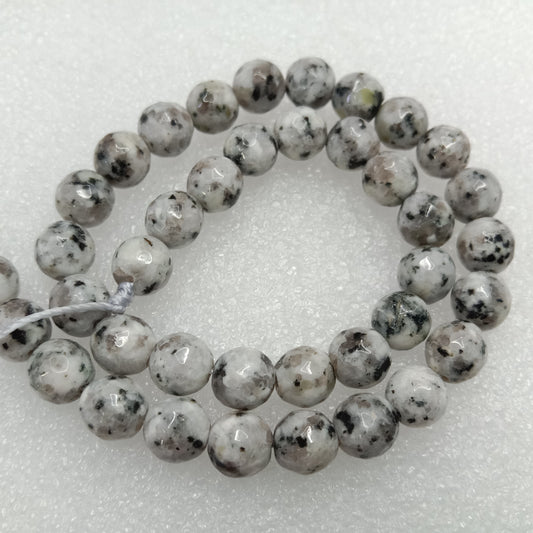 White and black High Quality agate Round Beads 6mm 1 string(60pcs)