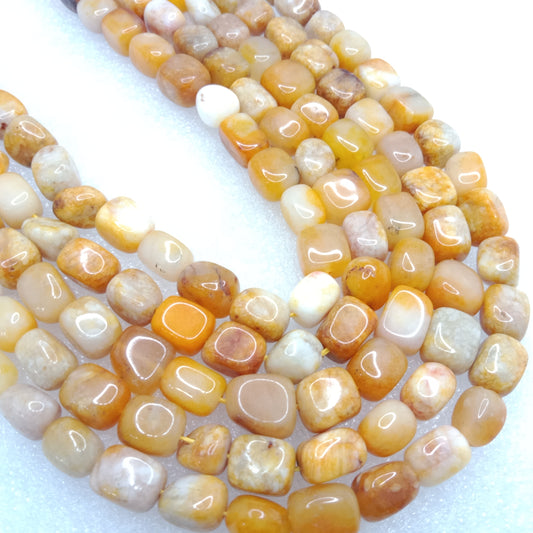 Yellow aventurine  High quality tumble stone beads 1 string