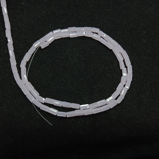 high quality light pink Retargel shape crystal beads 3x6mm 1 string