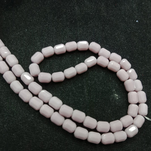 high quality light purple cylinder shape crystal beads 5x5mm 1 string