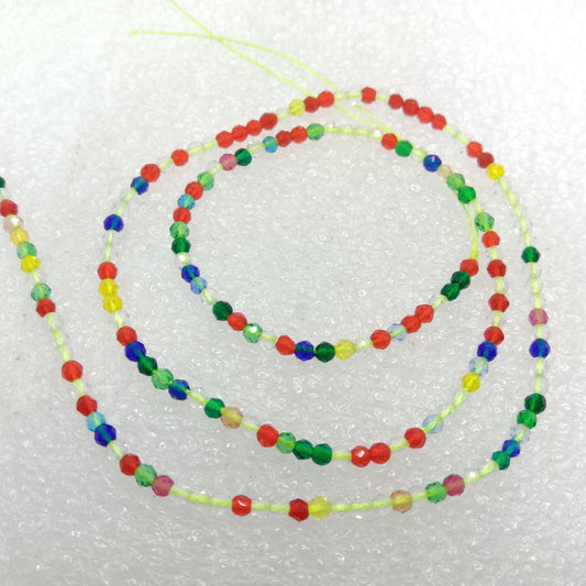 high quality multi colour shade hydro beads 2mm 1 string