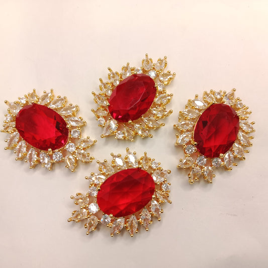 High quality red colour AD connectors 35mm(2pcs)