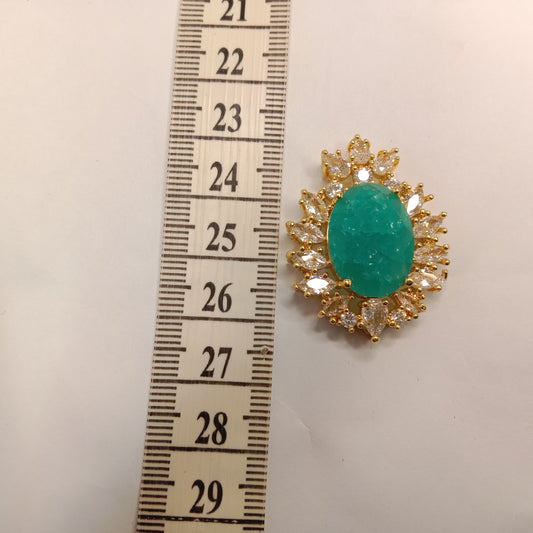 High quality sea green colour AD connectors 35mm(2pcs)