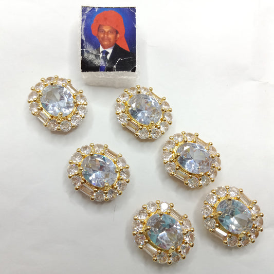 White (6pcs) high quality AD connectors  16mm(1 inches)