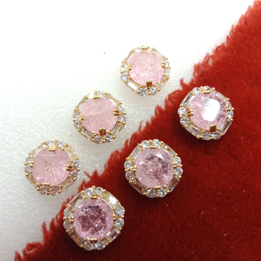 Pink (6pcs) high quality AD connectors 15mm(1cm )