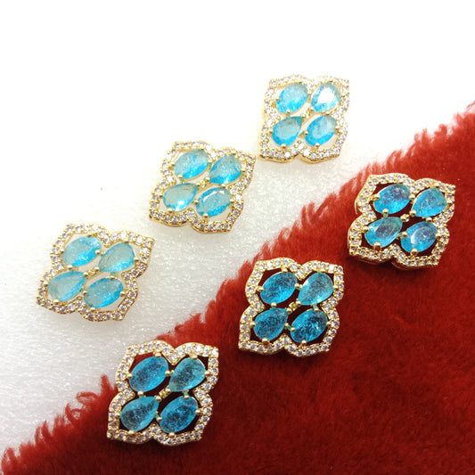 Sea blue (6pcs) high quality AD connectors 23mm(2cm )