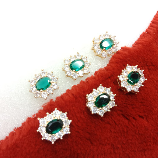 Dark green (10pcs) high quality AD connectors 15mm(2cm )