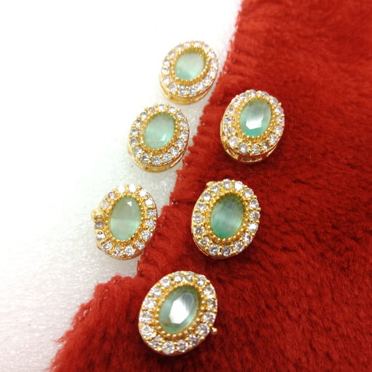 Sea green (10pcs) high quality AD connectors 12mm(2cm )