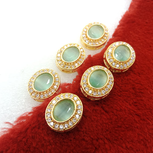 Sea green (10pcs) high quality AD connectors 15mm(2cm )