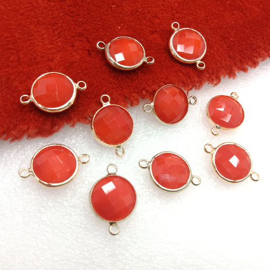 Red (10pcs) high quality fancy jewellery connectors 18mm(2cm )