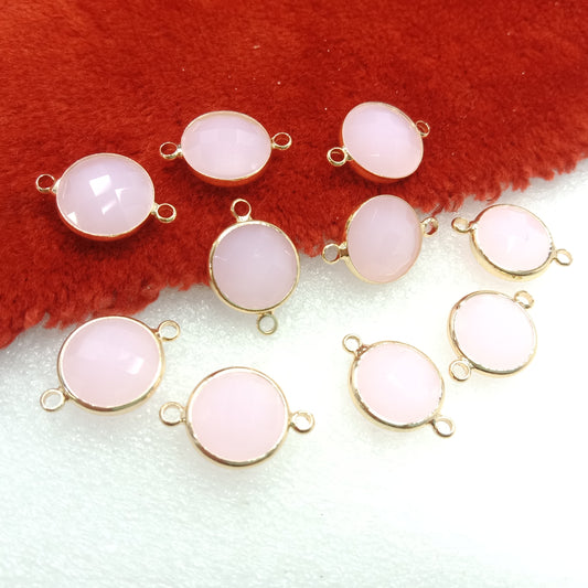 Light pink (10pcs) high quality fancy jewellery connectors 18mm(2cm )