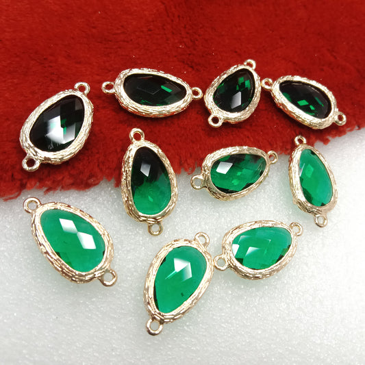 Green (10pcs) high quality fancy jewellery connectors 26 mm(2cm )