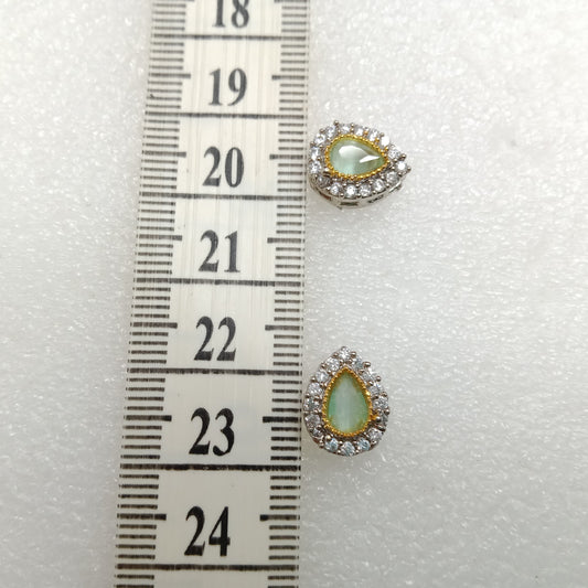 Mint drop shape (10pcs) high quality AD connectors (14mm)(2cm)