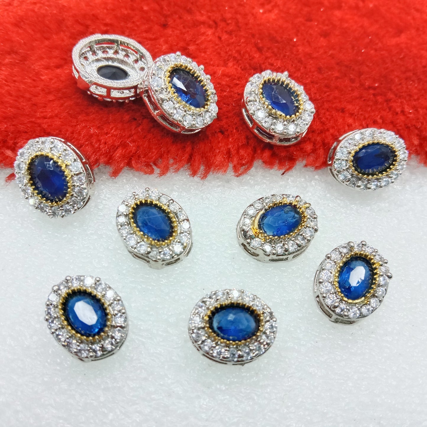 Dark blue(10pcs) high quality AD connectors (14mm)(2cm)