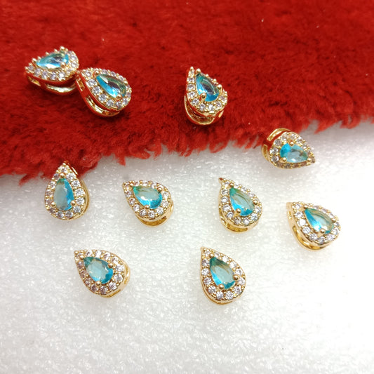 Sea blue drop blue (10pcs)high quality AD connectors(12mm)(2cm)