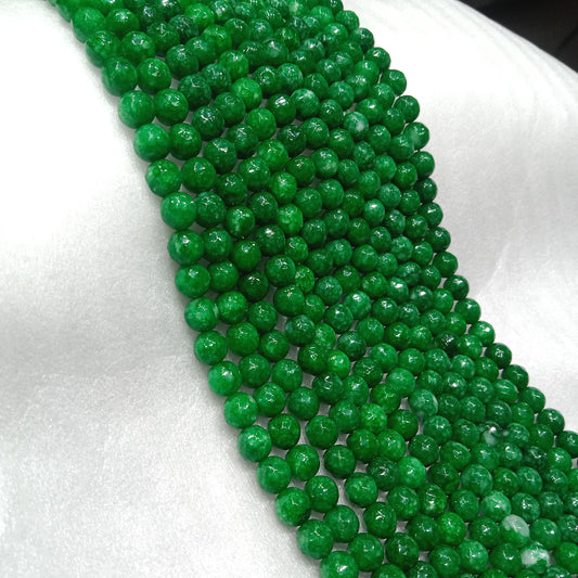 Green texture agate beads (8mm)