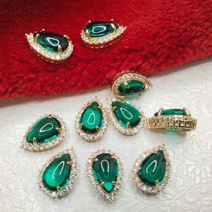 AD stones connectors for nath making 10 piece