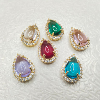 AD stones connectors for nath making 10 piece