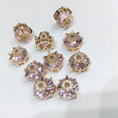 AD stones connectors for nath making 10 pieces