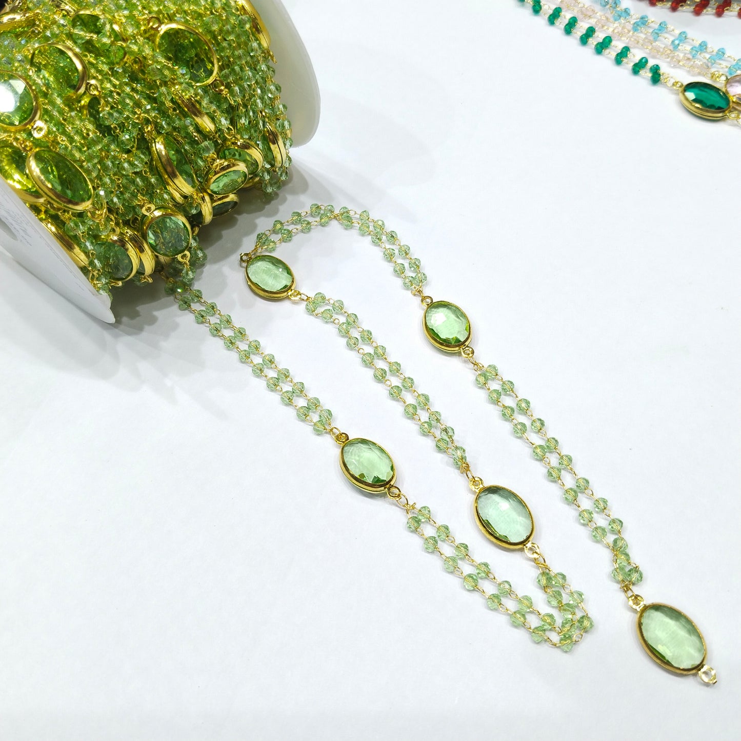 Crystal Beads Chain 1 mtr