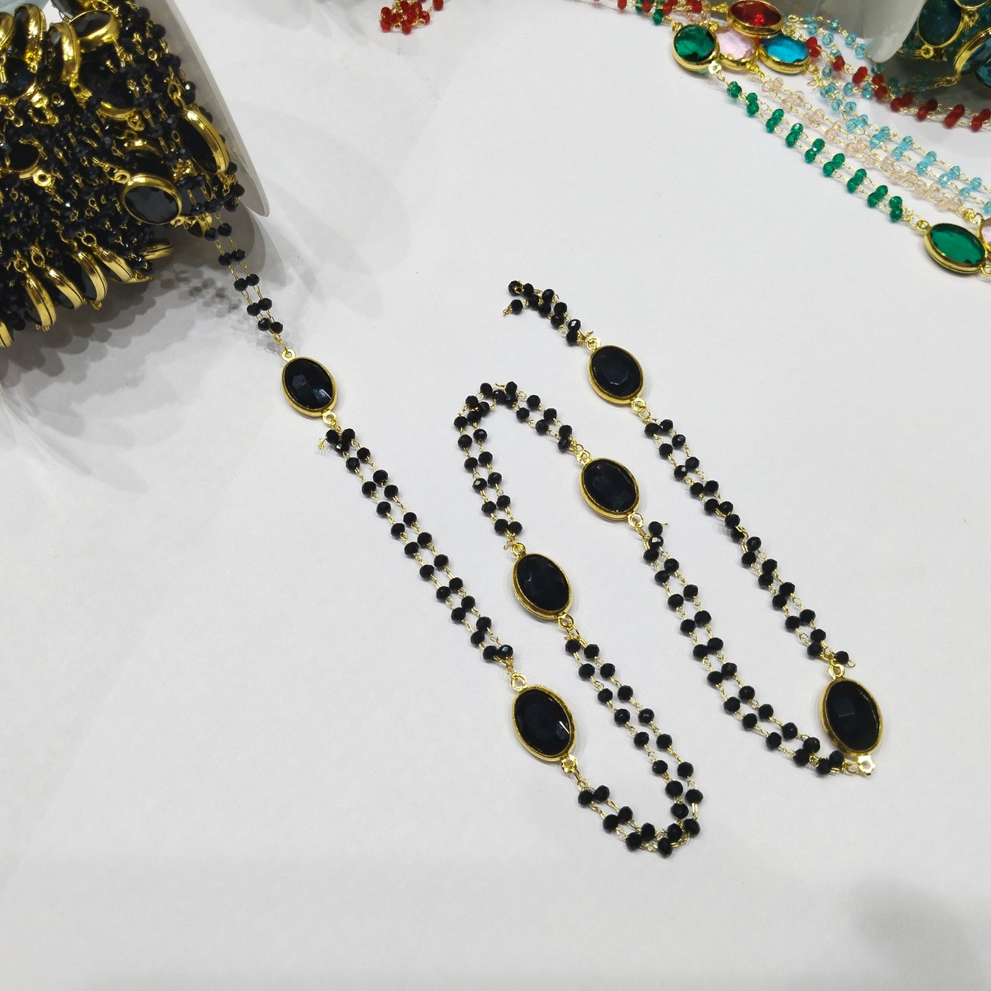 Crystal Beads Chain 1 mtr