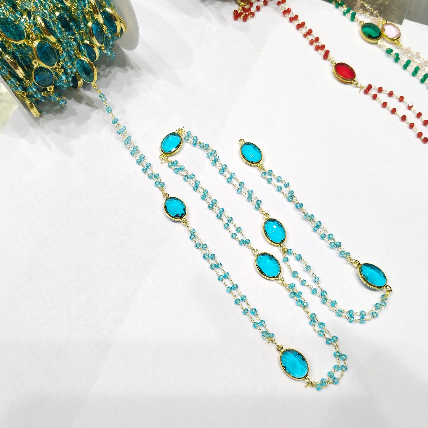 Crystal Beads Chain 1 mtr