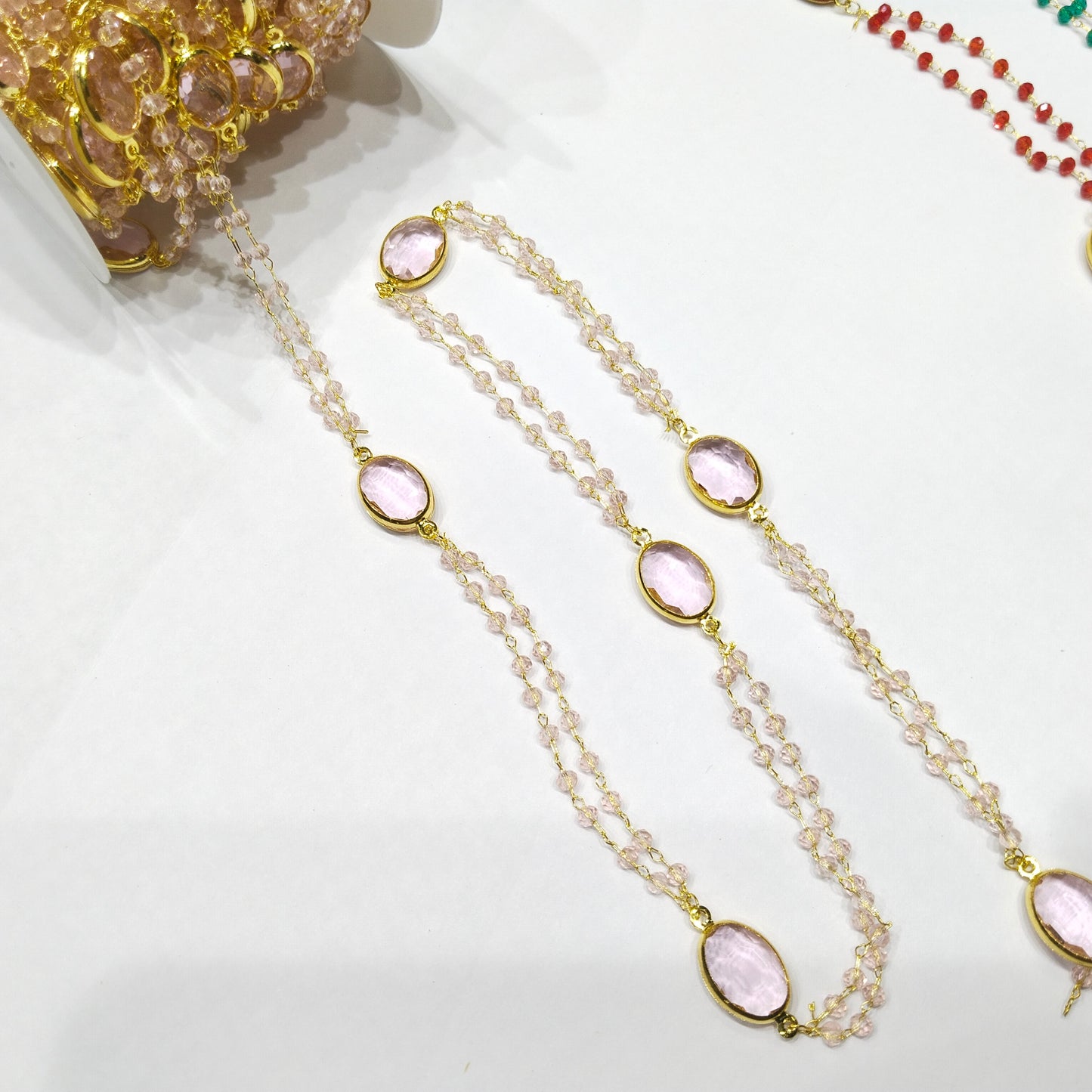 Crystal Beads Chain 1 mtr