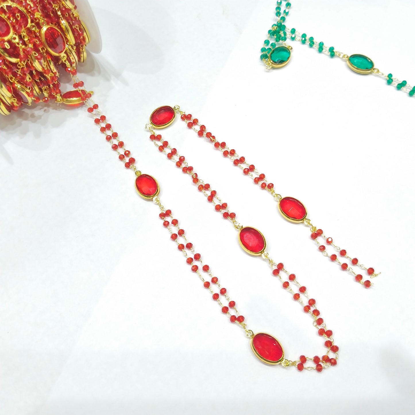 Crystal Beads Chain 1 mtr
